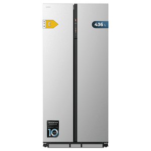 Frigorífico americano Cecotec Bolero CoolMarket SBS 436 SBI Inox E