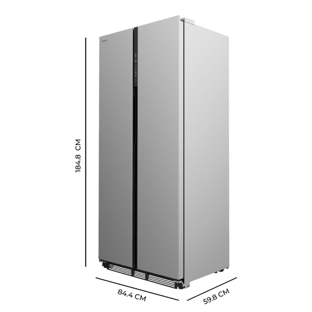 Frigorífico americano Cecotec Bolero CoolMarket SBS 436 SBI Inox E