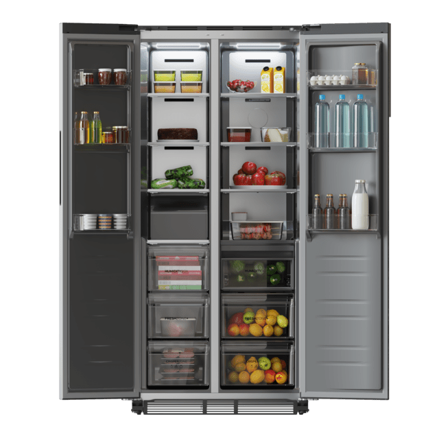 Frigorífico americano Cecotec Bolero CoolMarket SBS 436 SBI Inox E