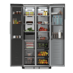 Frigorífico americano Cecotec Bolero CoolMarket SBS 436 SBI Inox E