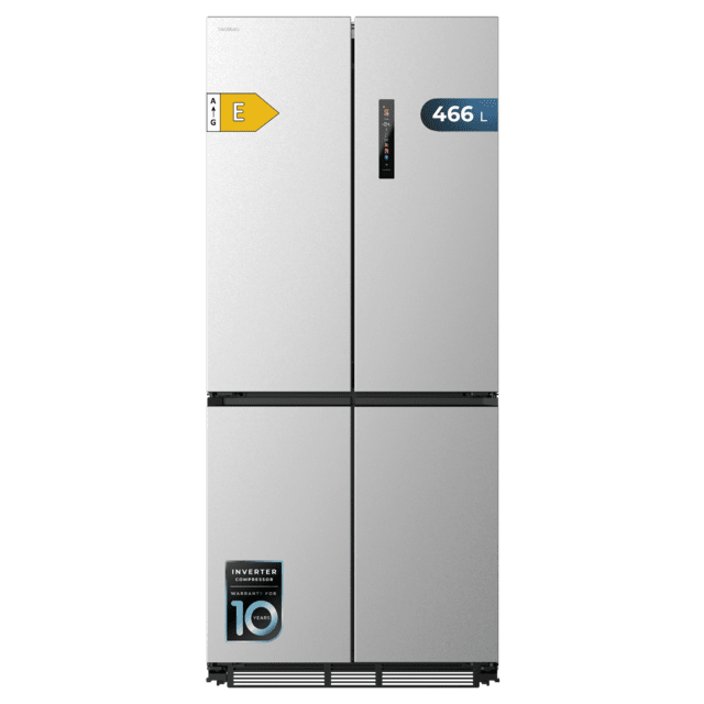 Frigorífico americano Cecotec Bolero CoolMarket 4D 466 SBI Inox E