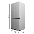 Frigorífico americano Cecotec Bolero CoolMarket 4D 466 SBI Inox E