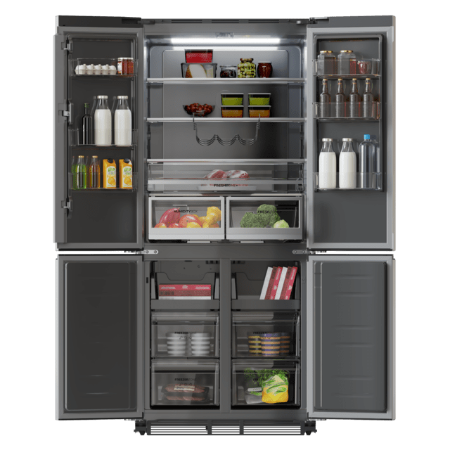 Frigorífico americano Cecotec Bolero CoolMarket 4D 466 SBI Inox E