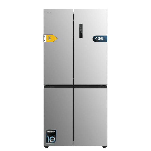 Frigorífico 4 puertas Cecotec Bolero CoolMarket 4D 436 Inox E