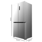 Frigorífico 4 puertas Cecotec Bolero CoolMarket 4D 436 Inox E