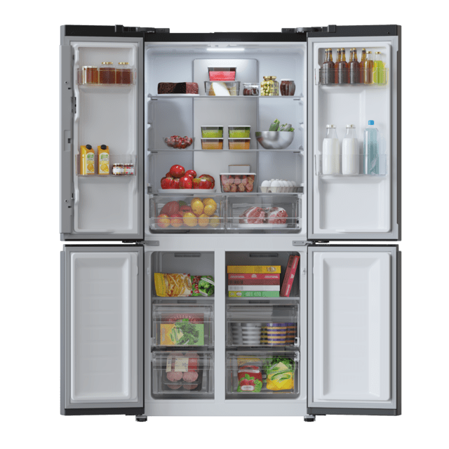 Frigorífico 4 puertas Cecotec Bolero CoolMarket 4D 436 Dark E