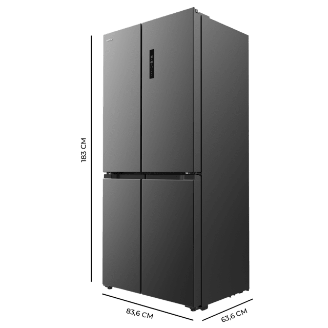 Frigorífico 4 puertas Cecotec Bolero CoolMarket 4D 436 Dark E