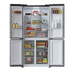 Frigorífico 4 puertas Cecotec Bolero CoolMarket 4D 436 Black Glass E