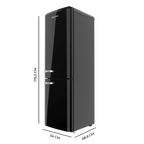 Frigorífico Cecotec Bolero CoolMarket Combi Origin 231 NF Black E