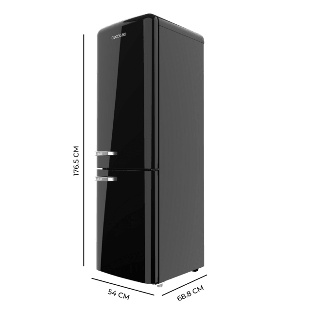 Frigorífico Cecotec Bolero CoolMarket Combi Origin 231 NF Black E