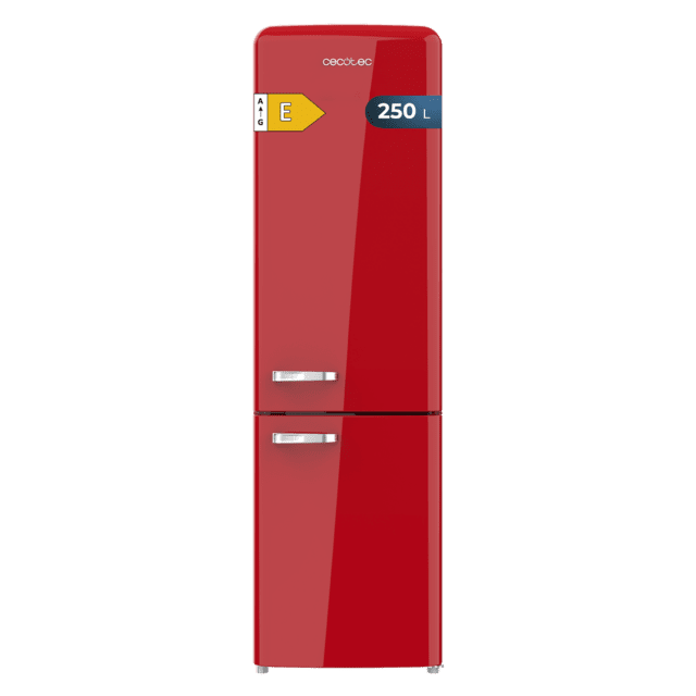 Frigorífico Cecotec Bolero CoolMarket Combi Origin 250 NF Red E