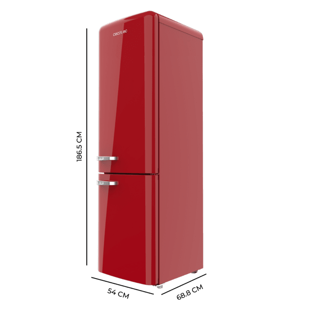 Frigorífico Cecotec Bolero CoolMarket Combi Origin 250 NF Red E