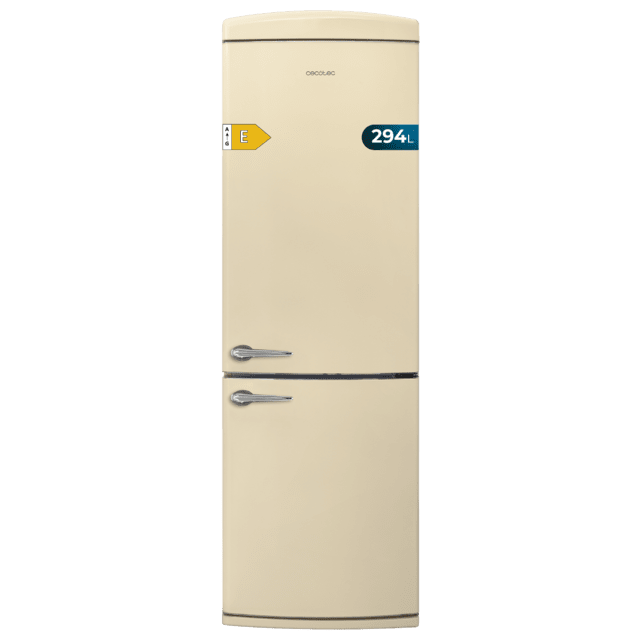 Frigorífico Cecotec Bolero CoolMarket Combi Origin 294+ Beige E