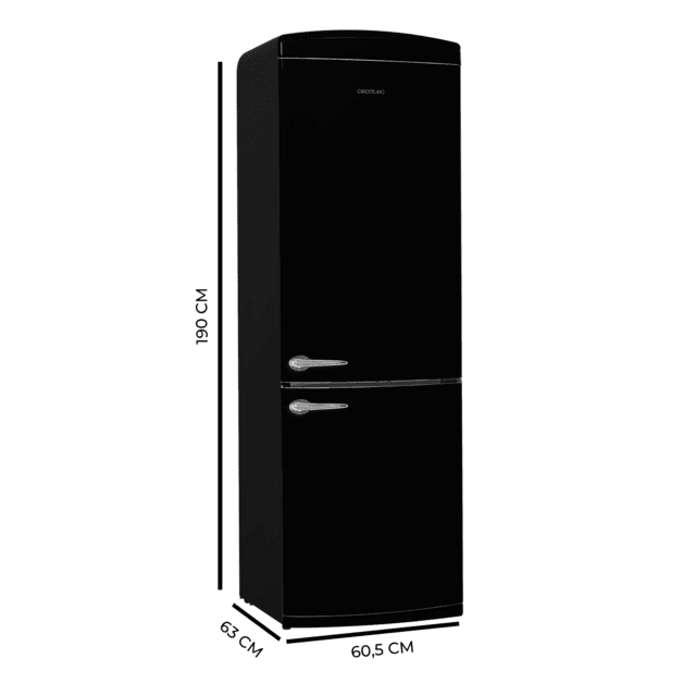 Frigorífico Cecotec Bolero CoolMarket Combi Origin 294+ Black E