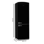 Frigorífico Cecotec Bolero CoolMarket Combi Origin 294+ Black E
