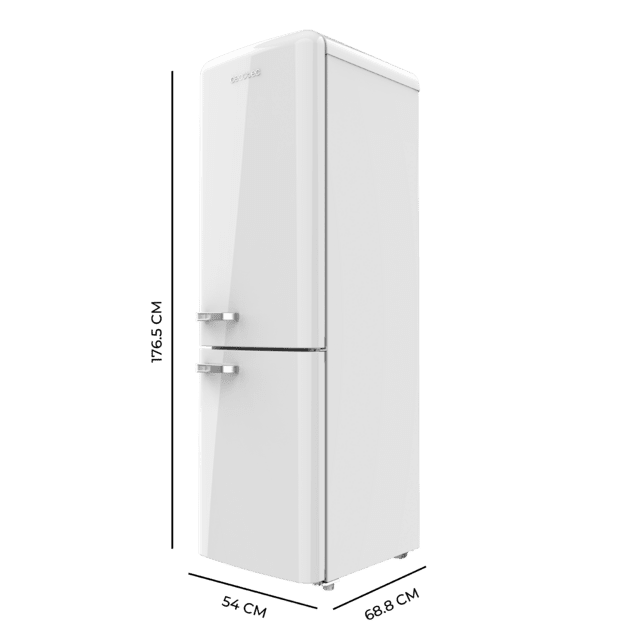 Frigorífico Cecotec Bolero CoolMarket Combi Origin 231 NF White E