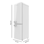 Frigorífico Cecotec Bolero CoolMarket Combi Origin 231 NF White E