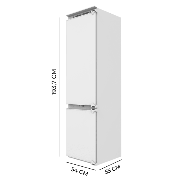 Frigorífico integrable Cecotec Bolero CoolMarket Combi BI-D FLW 267 E