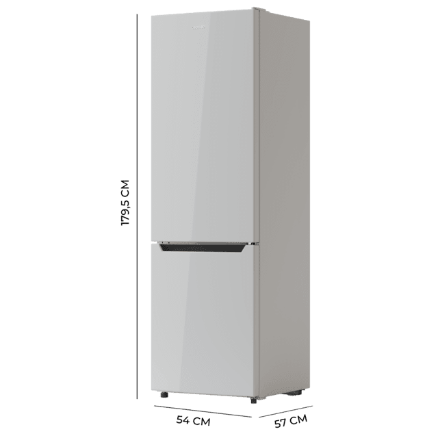Frigorífico Cecotec Bolero CoolMarket Combi 262 White E