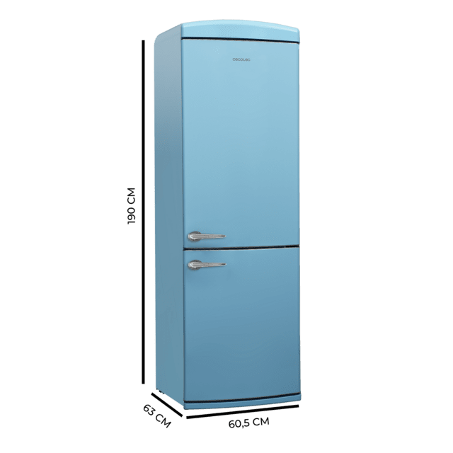Frigorífico Cecotec Bolero CoolMarket Combi Origin 294+ Blue E