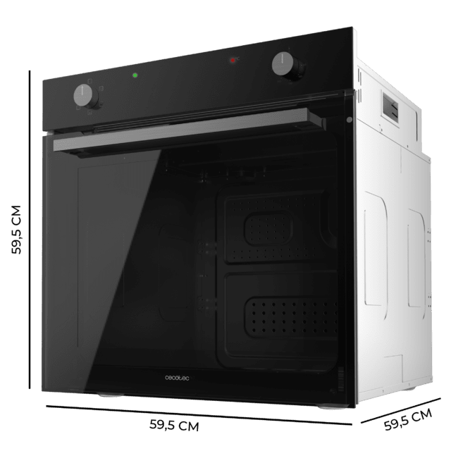 Horno Integrable Cecotec Bolero Hexa C126400 Glass Black A