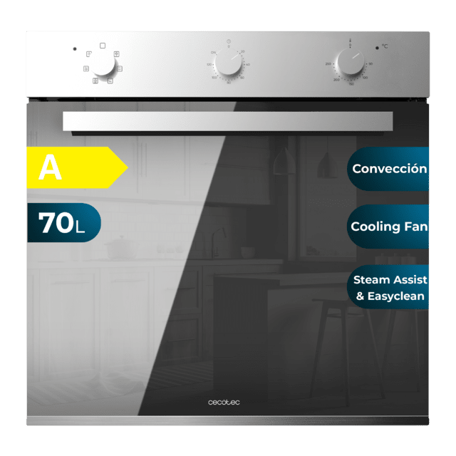 Horno Integrable Cecotec Bolero Hexa M236000 Mirror Time A