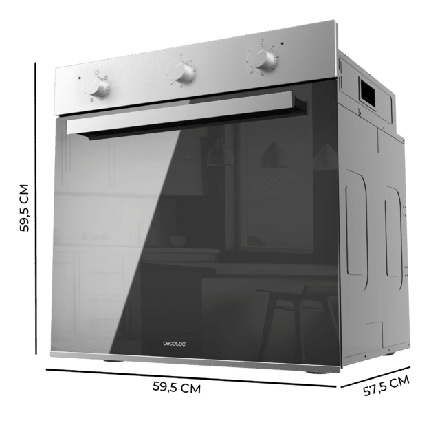 Horno Integrable Cecotec Bolero Hexa M236000 Mirror Time A