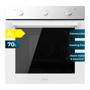 Horno Integrable Cecotec Bolero Hexa M236000 Glass White Time A