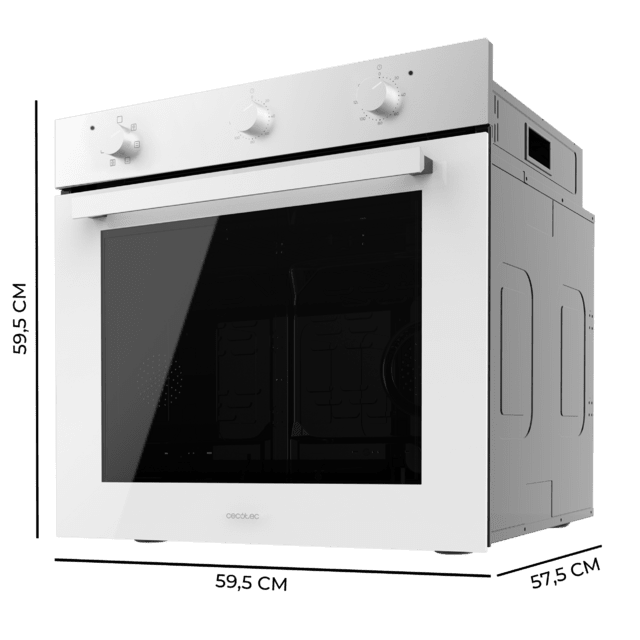 Horno Integrable Cecotec Bolero Hexa M236000 Glass White Time A