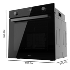 Horno Integrable Cecotec Bolero Hexa M226001 Glass Black A
