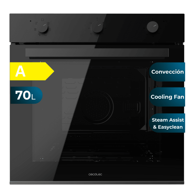 Horno Integrable Cecotec Bolero Hexa M236000 Dark Inox Time A