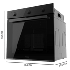 Horno Integrable Cecotec Bolero Hexa M236000 Dark Inox Time A