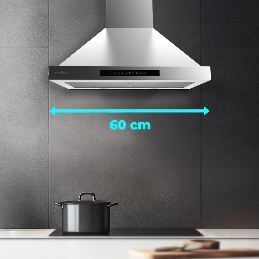 Campana piramidal Cecotec Bolero Flux PT 605500 Inox A++