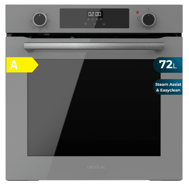Horno integrable Cecotec Bolero Hexa M226000 Glass Grey A