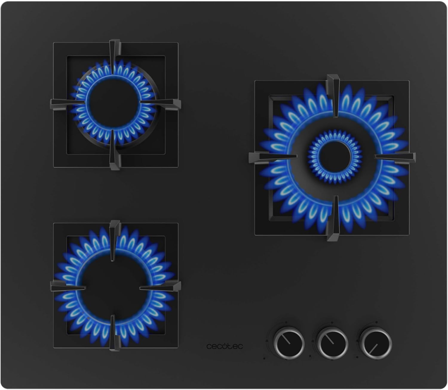 Placa de gas Cecotec Bolero Squad G 3800S Eternal Nano Glass