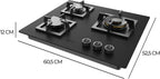 Placa de gas Cecotec Bolero Squad G 3800S Eternal Nano Glass