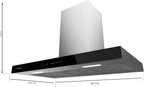 Campana T Cecotec Flux TT 905500 Glass Black A++