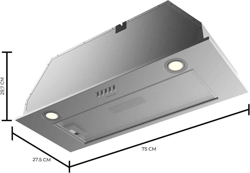 Campana integral Cecotec Bolero Flux IM 756500 Inox A
