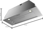 Campana integral Cecotec Bolero Flux IM 756500 Inox A