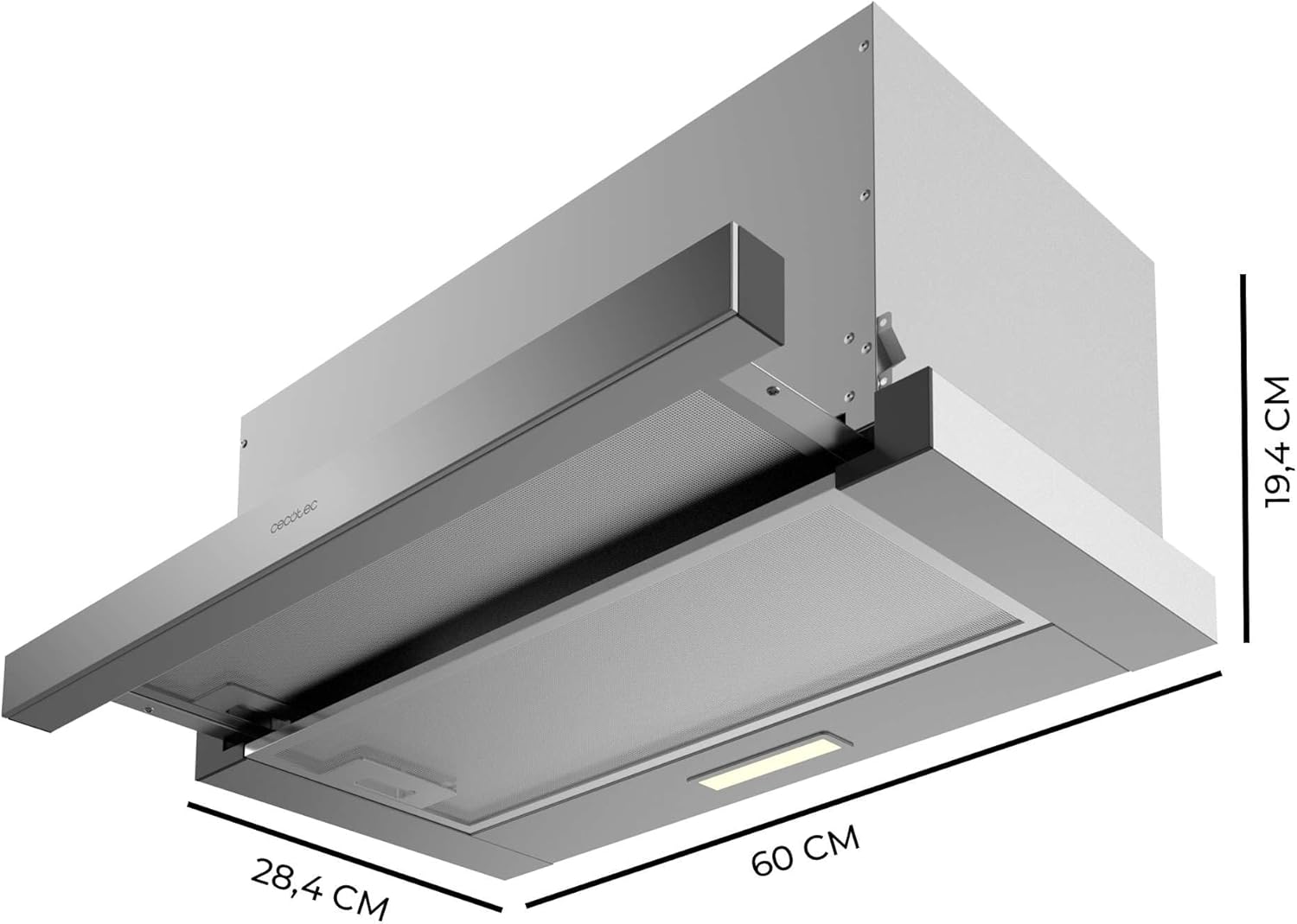 Campana extratora Cecotec Bolero Flux TLM 603500 Inox A