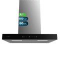 Campana T Cecotec Flux TT 605500 Glass Black A++