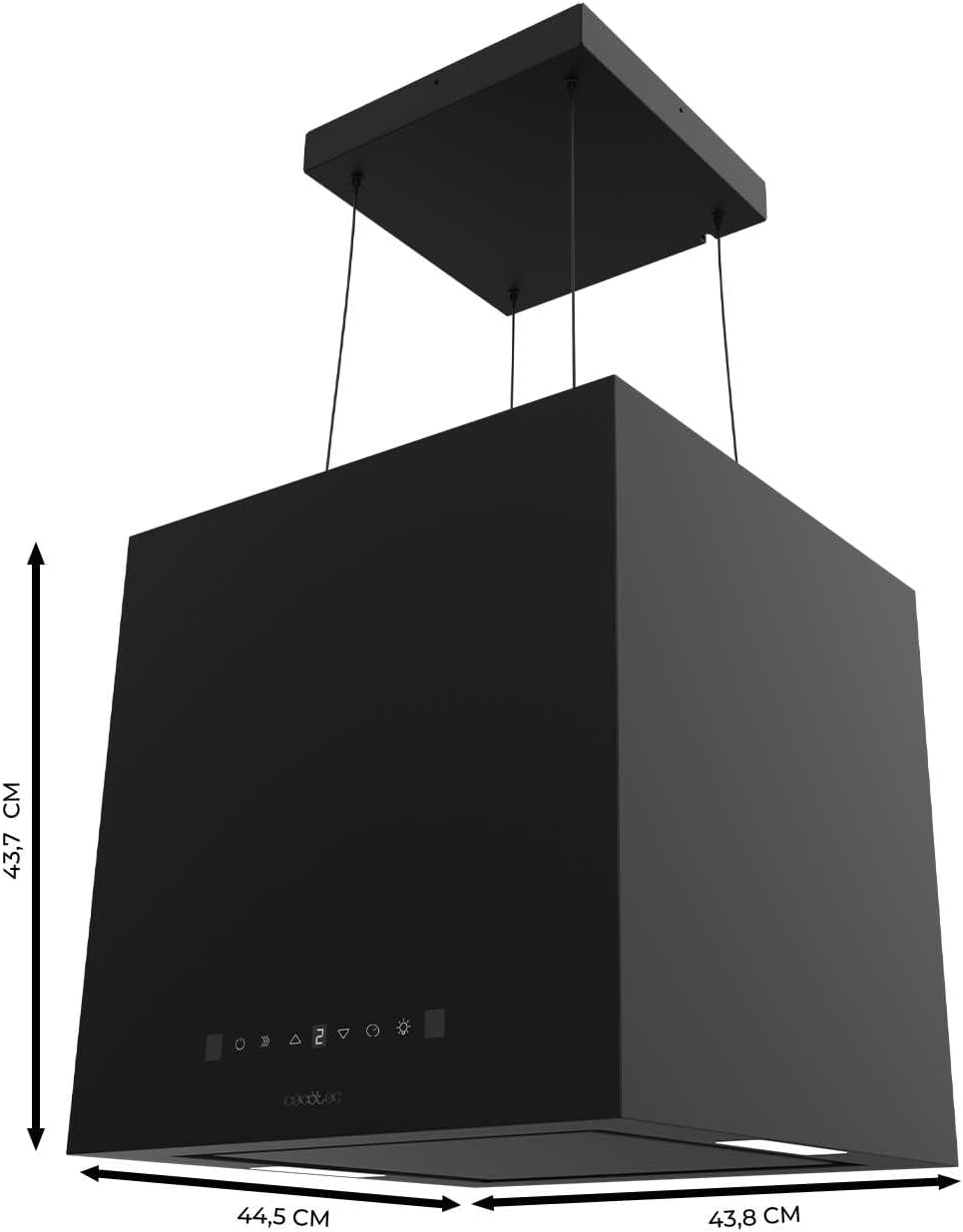 Campana colgante Cecotec Bolero Flux CCT 448000 Black A++