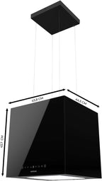 Campana colgante Cecotec Bolero Flux CCT 448000 Glass Black A++
