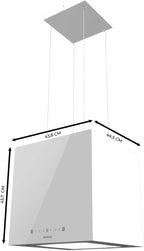 Campana colgante Cecotec Bolero Flux CCT 448000 Glass White A++
