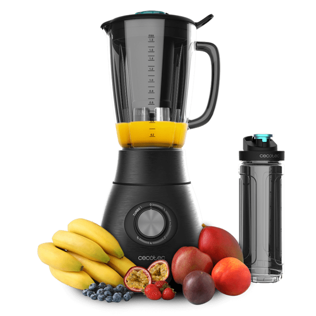 Batidora de vaso Cecotec Power Black Titanium 2500MAX Go