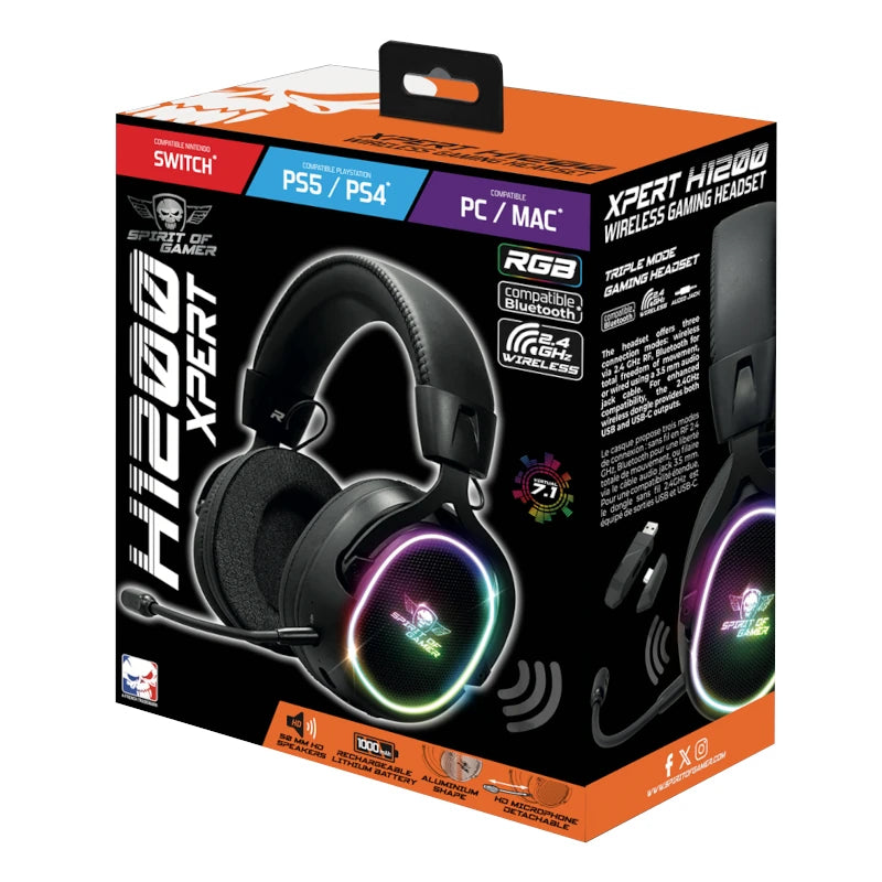 Spirit of Gamer Auriculares h1200