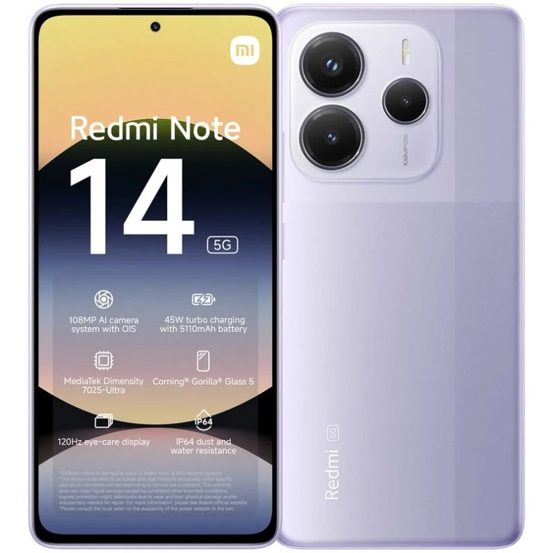 Xiaomi Redmi Note 14 5G 8GB/256GB Lavanda