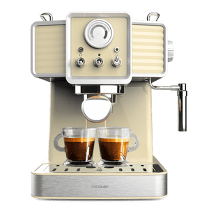 Cafetera express Cecotec Power Espresso 20 Tradizionale Light Yellow
