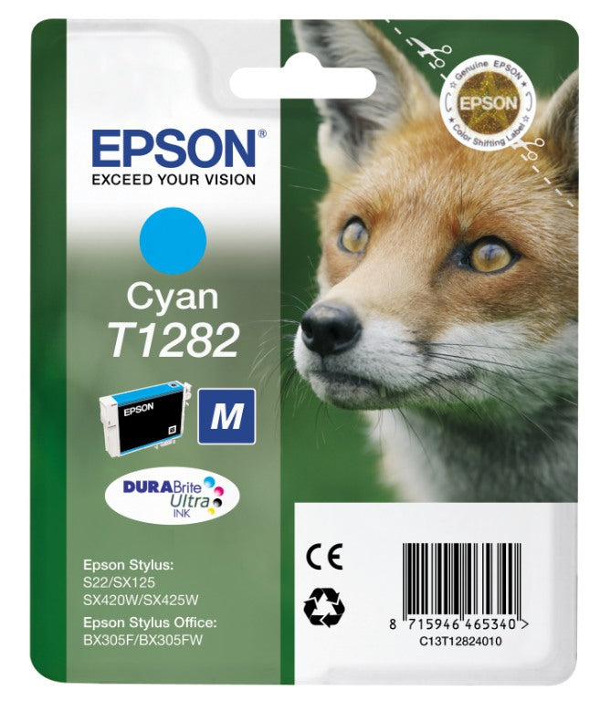 Fox Singlepack Cyan T1282 DURABrite Ultra Ink