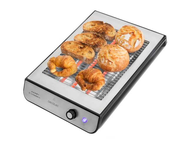 Tostador horizontal Cecotec Turbo EasyToast Inox